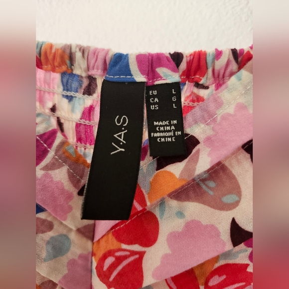 YasVio Floral Midi Dress - large - Picture 5 of 5